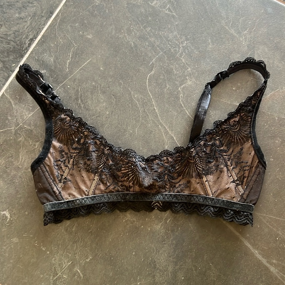 Black Lace Very Sexy Corset Bra
